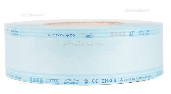 200 M/Roll Dental Autoclave Sterilization Pouch Roll for Sterilizer Sealing Machine